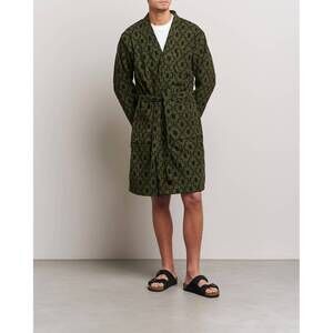 NEW OAS machu pichu long sleeve robe in green